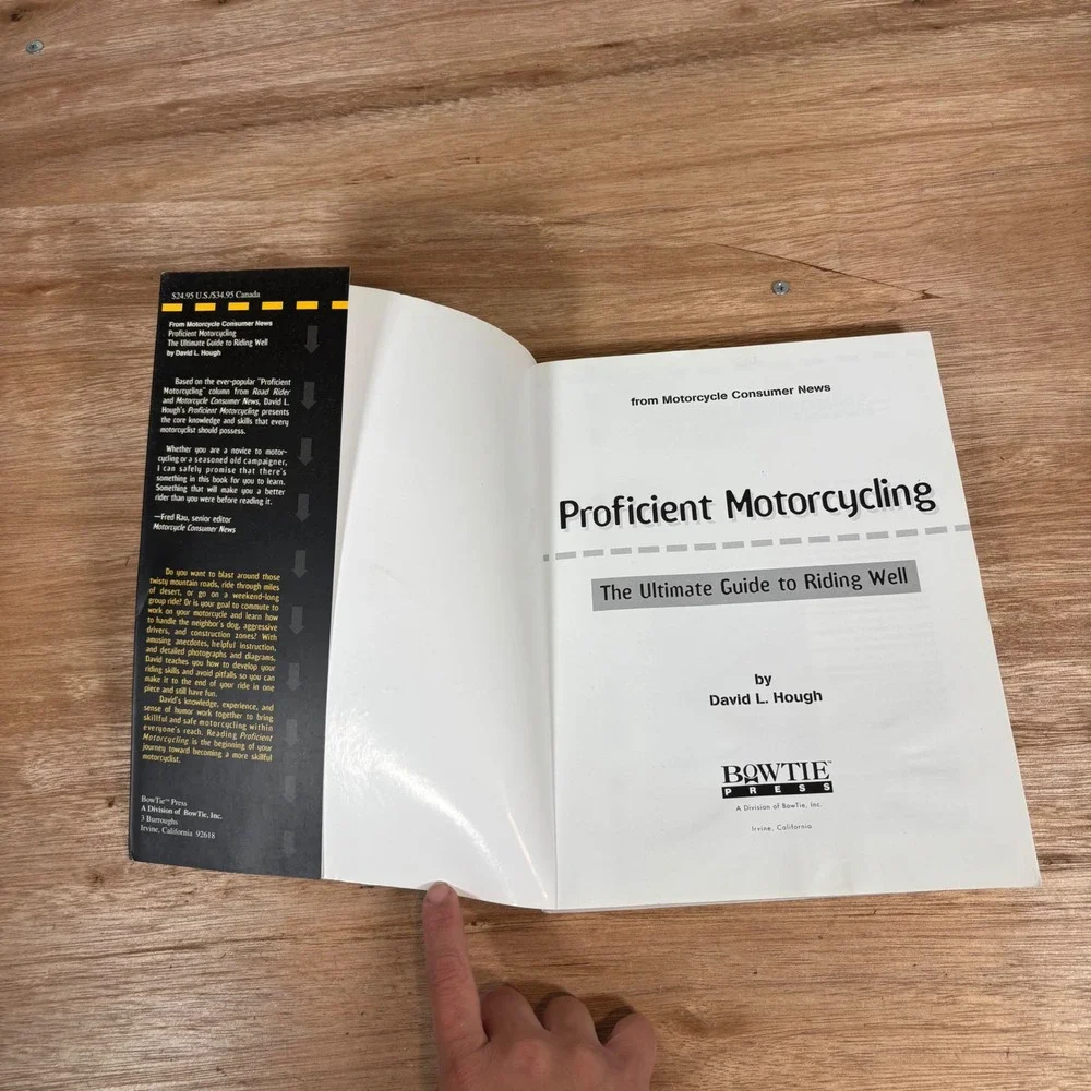 BowTie Press proficient motorcycling